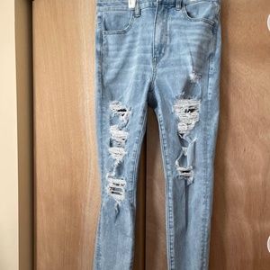 American eagle ripped jeggings